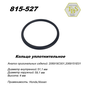 Кольцо глушителя уплотнительное, спеченное