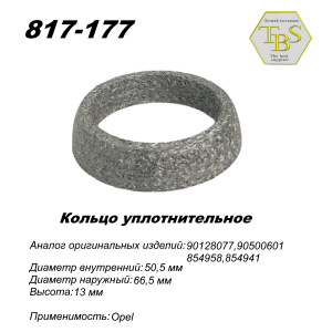 Кольцо глушителя уплотнительное