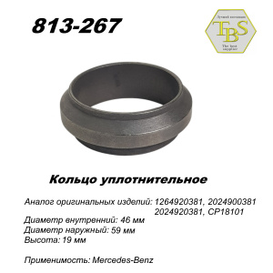 Кольцо глушителя уплотнительное, спеченное