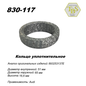Кольцо глушителя уплотнительное
